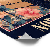 Alabama State Bird - Noordelijke Flicker Vintage Poster (Hoek)