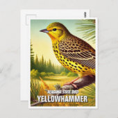 Alabama State Bird Yellowhammer Briefkaart (Voorkant / Achterkant)