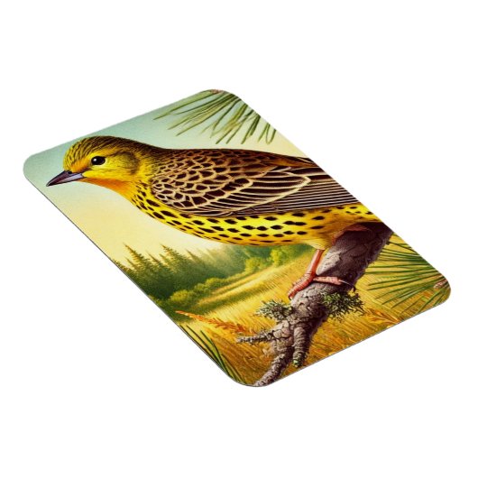 Alabama State Bird Yellowhammer Magneet (Rechterzijde)