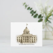 Alabama State Capital Building Montgomery Briefkaa Briefkaart (Staand voorkant)