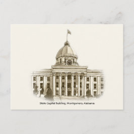 Alabama State Capital Building Montgomery Briefkaa Briefkaart