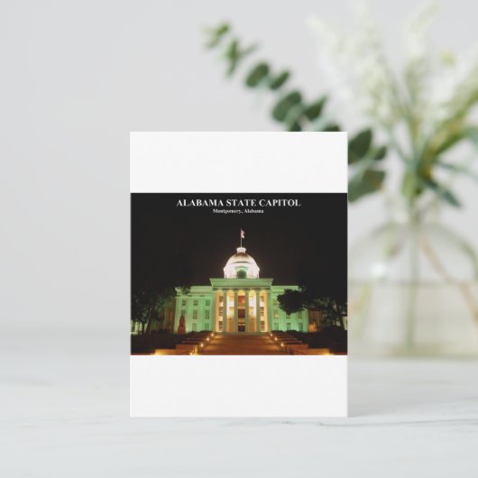 ALABAMA STATE CAPITOL BRIEFKAART (Staand voorkant)