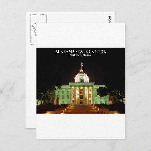 ALABAMA STATE CAPITOL BRIEFKAART (Voorkant / Achterkant)