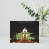 ALABAMA STATE CAPITOL BRIEFKAART (Staand voorkant)