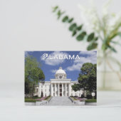 Alabama State Capitol-gebouw, Montgomery Briefkaart (Staand voorkant)