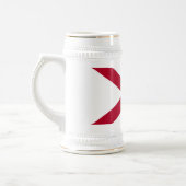 Alabama State Flag Beer Stein Bierpul (Links)