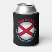 ALABAMA STATE FLAG BLIKJESKOELER (Blikje Achterkant)