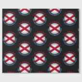 ALABAMA STATE FLAG CADEAUPAPIER (Vlak)