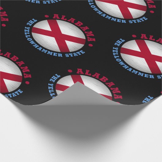 ALABAMA STATE FLAG CADEAUPAPIER (Hoek)