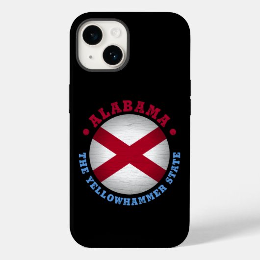 ALABAMA STATE FLAG Case-Mate iPhone CASE (Achterkant)