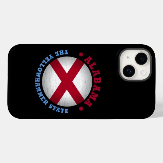 ALABAMA STATE FLAG Case-Mate iPhone CASE (Achterkant (horizontaal))