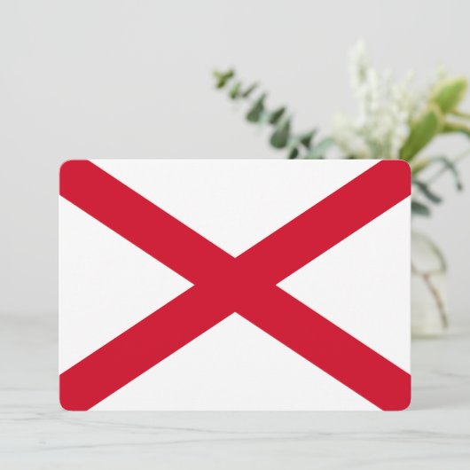 Alabama State Flag Design (Staand voorkant)