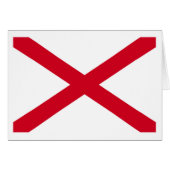 Alabama State Flag Design (Voorkant Horizontaal)