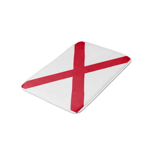 Alabama State Flag Design Badmat (Gekanteld)