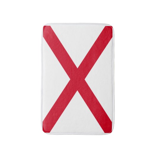 Alabama State Flag Design Badmat (Voorkant Verticaal)