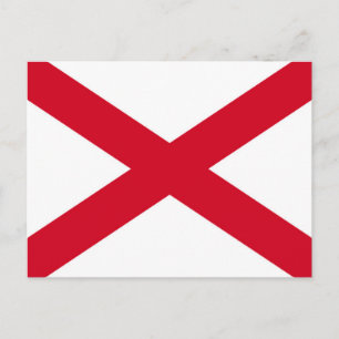 Alabama State Flag Design Briefkaart