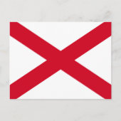 Alabama State Flag Design Briefkaart (Voorkant)