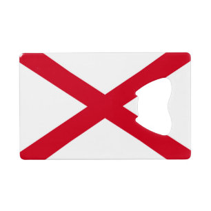 Alabama State Flag Design Creditkaart Flessenopener