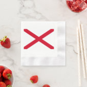 Alabama State Flag Design Decor Servetten (Insitu)