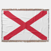 Alabama State Flag Design Deken (Voorkant)