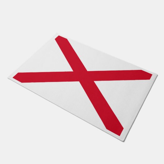 Alabama State Flag Design Deurmat (Schuin)