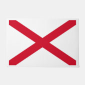Alabama State Flag Design Deurmat (Voorkant)