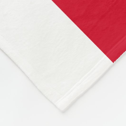 Alabama State Flag Design Fleece Deken (Hoek)