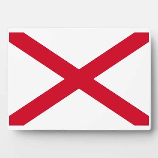Alabama State Flag Design Fotoplaat (voorkant)