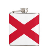 Alabama State Flag Design Heupfles (Voorkant)