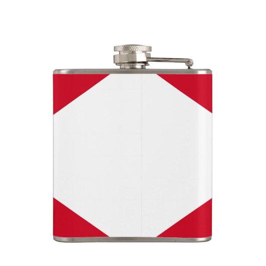 Alabama State Flag Design Heupfles (Achterkant)