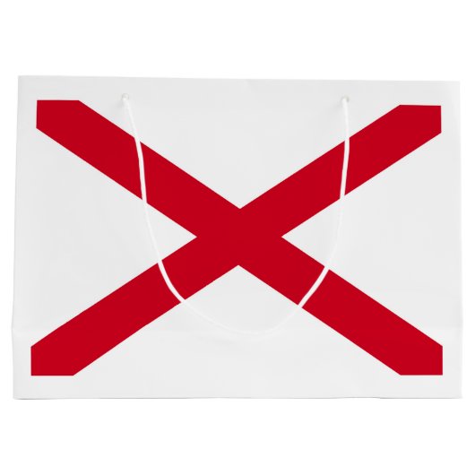 Alabama State Flag Design Large Cadeautasje (Achterkant)