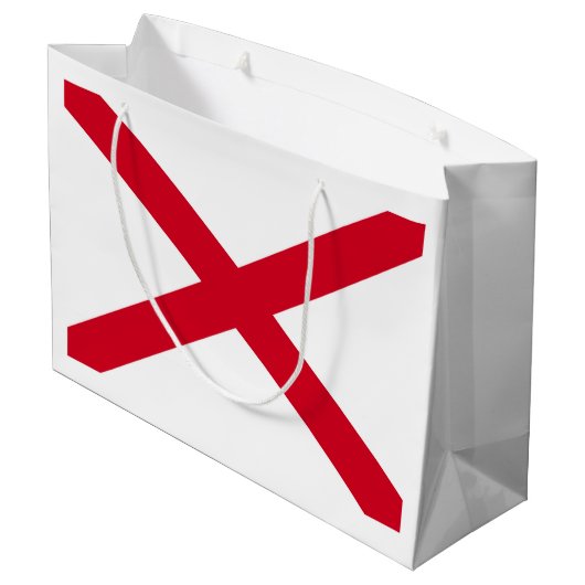 Alabama State Flag Design Large Cadeautasje (Achterkant Gekanteld)