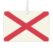 Alabama State Flag Design Luchtverfrisser (Achterkant)