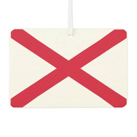 Alabama State Flag Design Luchtverfrisser (Voorkant)