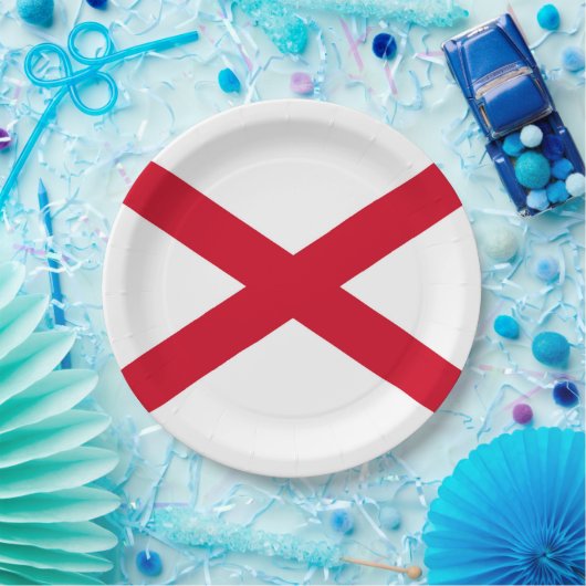 Alabama State Flag Design Papieren Bordje (Feest)