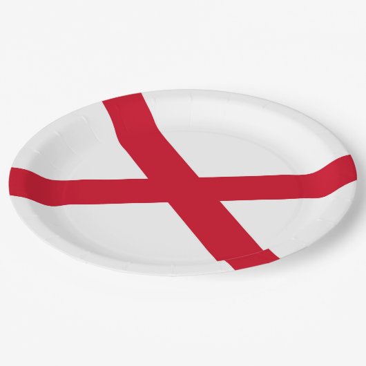 Alabama State Flag Design Papieren Bordje (Gekanteld)