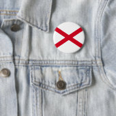 Alabama State Flag Design Ronde Button 5,7 Cm (In situ)