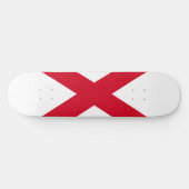 Alabama State Flag Design Skateboard (Horizontaal)
