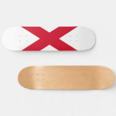 Alabama State Flag Design Skateboard (Horizontaal)