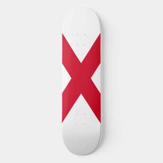 Alabama State Flag Design Skateboard (Voorkant)