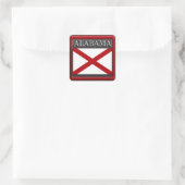 Alabama State Flag Design Sticker (Tas)