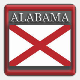 Alabama State Flag Design Sticker