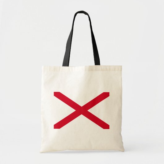 Alabama State Flag Design Tote Bag (Voorkant)