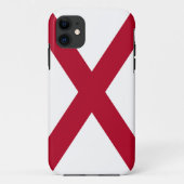 Alabama State Flag Hoesje-Mate iPhone Case (Achterkant)