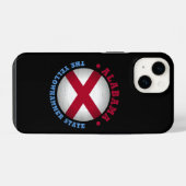 ALABAMA STATE FLAG iPhone HOESJE (Achterkant horizontaal)