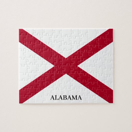 ALABAMA STATE FLAG LEGPUZZEL (Horizontaal)