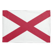 Alabama State Flag Print Patriot Kussensloop (Achterkant)