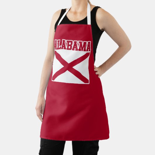 Alabama State Flag Schort (Insitu)