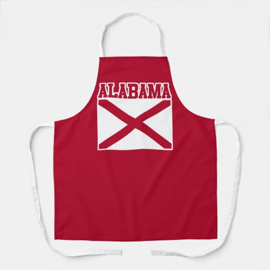 Alabama State Flag Schort (Voorkant)