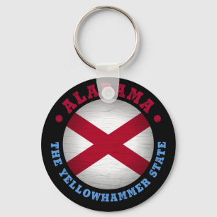 ALABAMA STATE FLAG SLEUTELHANGER